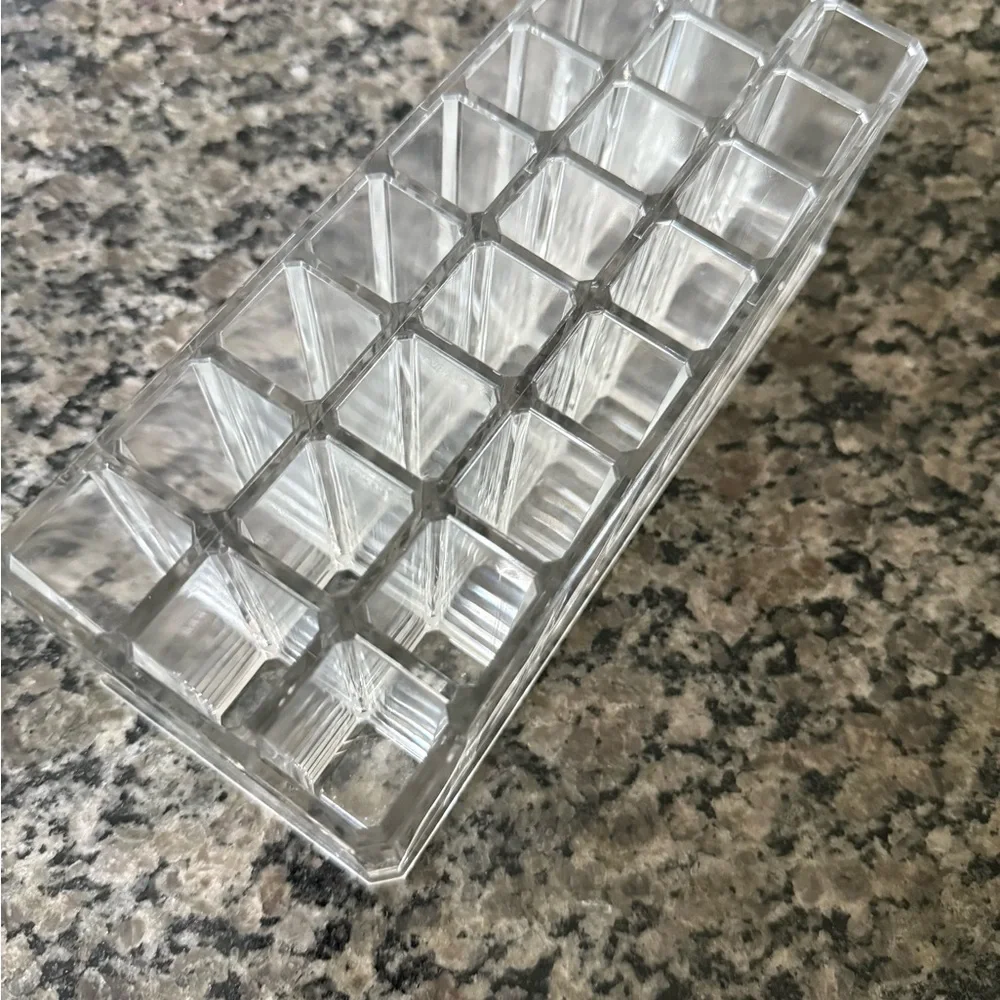 Clear Acrylic Lipstick Organizer Tray